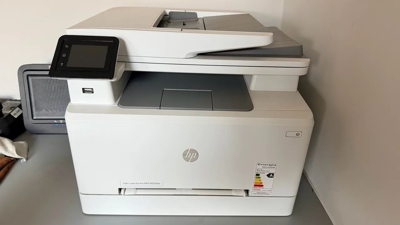 Impressora Hp color laser jet pro MFP M283fdw