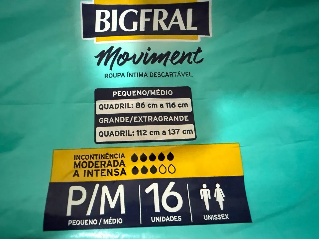 02 Pacotes de Roupa Íntima descartável BIGFRAL Movimento - Foto 5