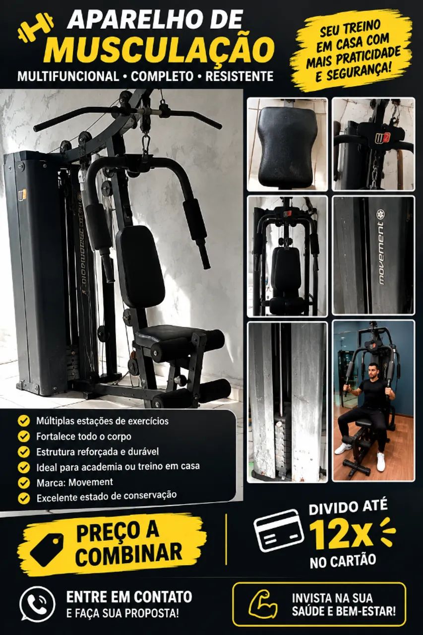 Aparelho de musculação 