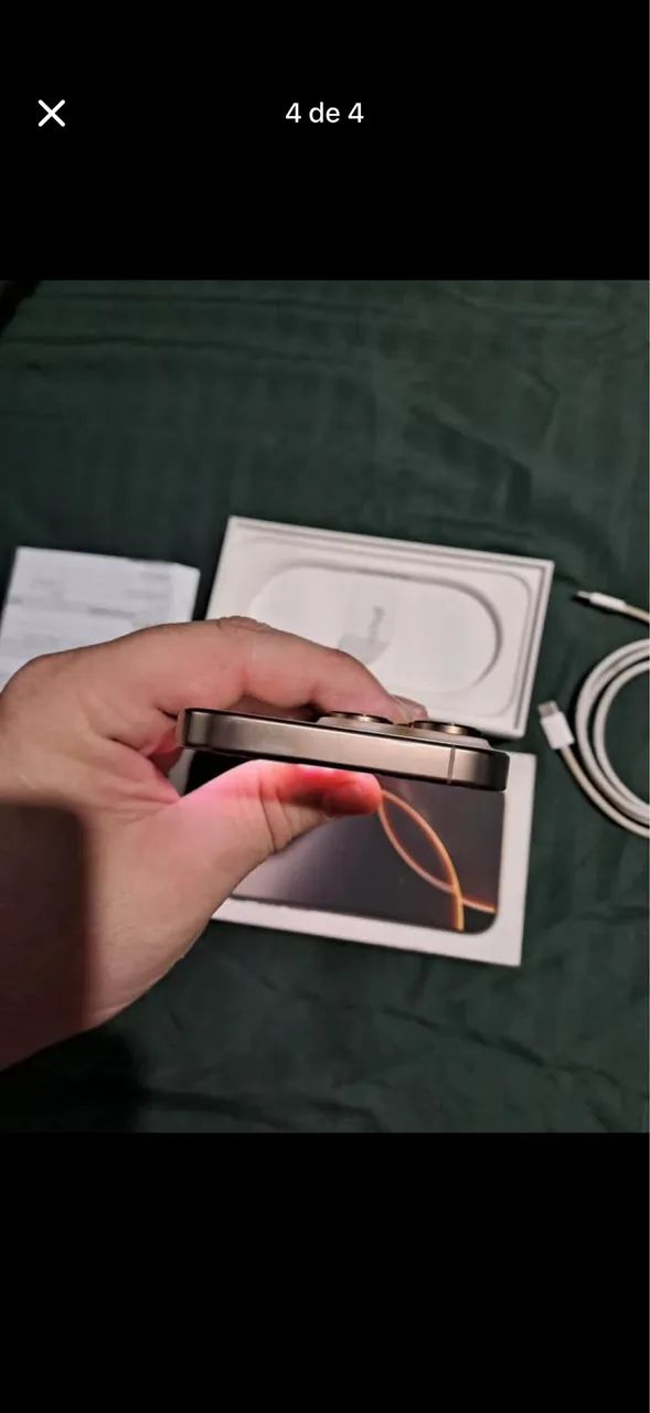 Iphone 16 pro 256 99 % bateria - Foto 2