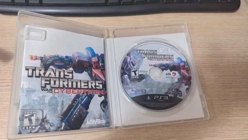 Transformers War for Cybertron PS3 Completo com manual - Raro - Foto 4
