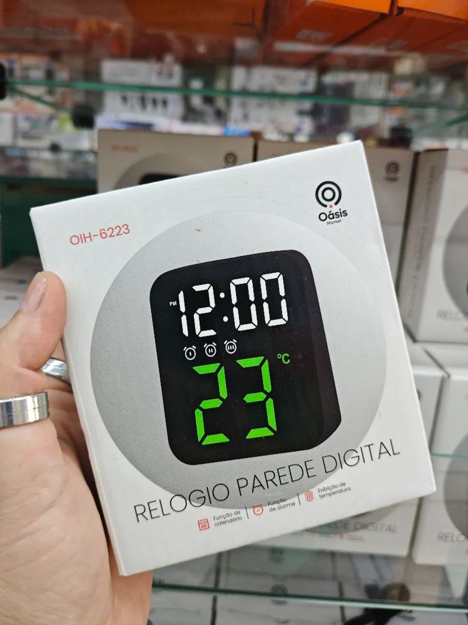 Relógio de Parede Digital - NOVO