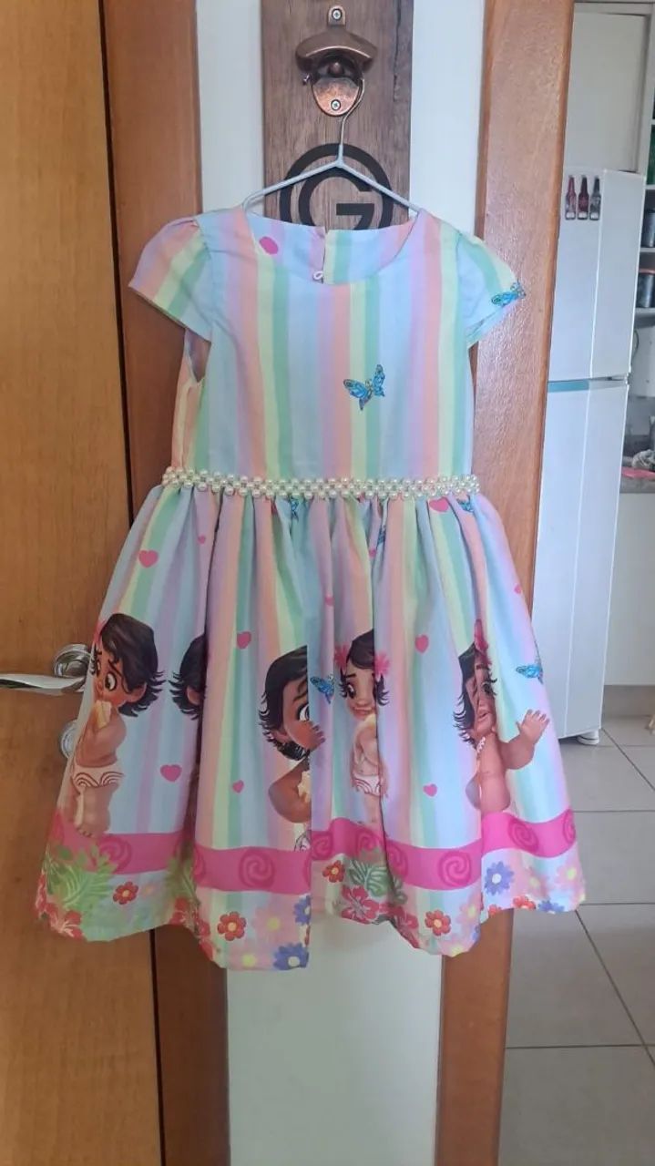 VESTIDO Moana Bebê 1-3 anos