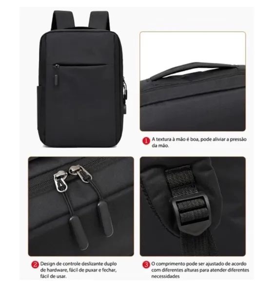 Mochila para notebook com saída usb! - Foto 3