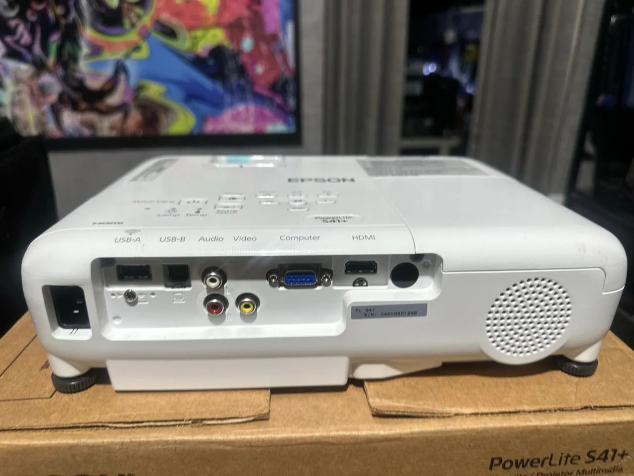 Projetor Epson PowerLite S41+ - Imagem Gigante e Alta Qualidade! - Foto 3