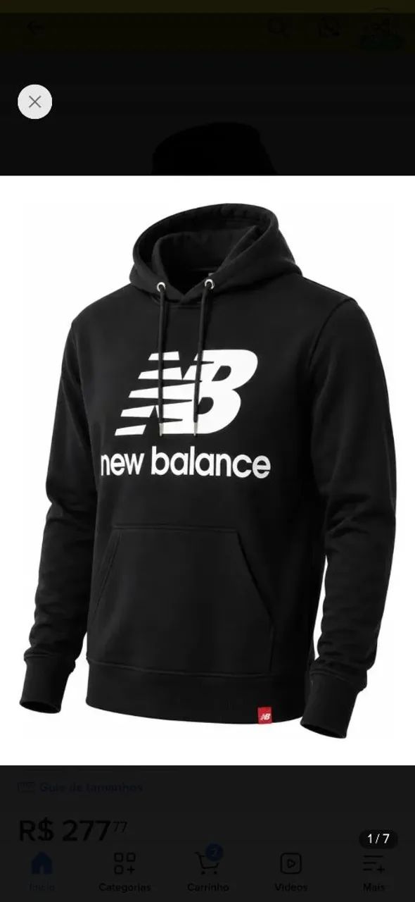 Combo moletom newbalance e adidas omega