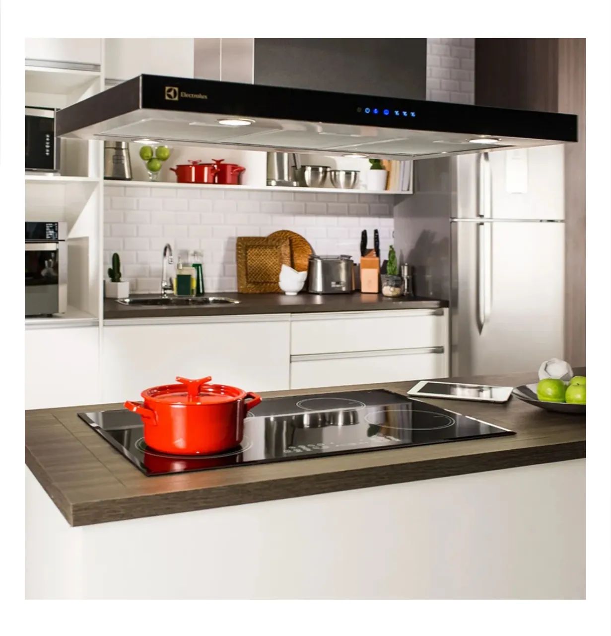 Coifa ilha Electrolux nova na caixa