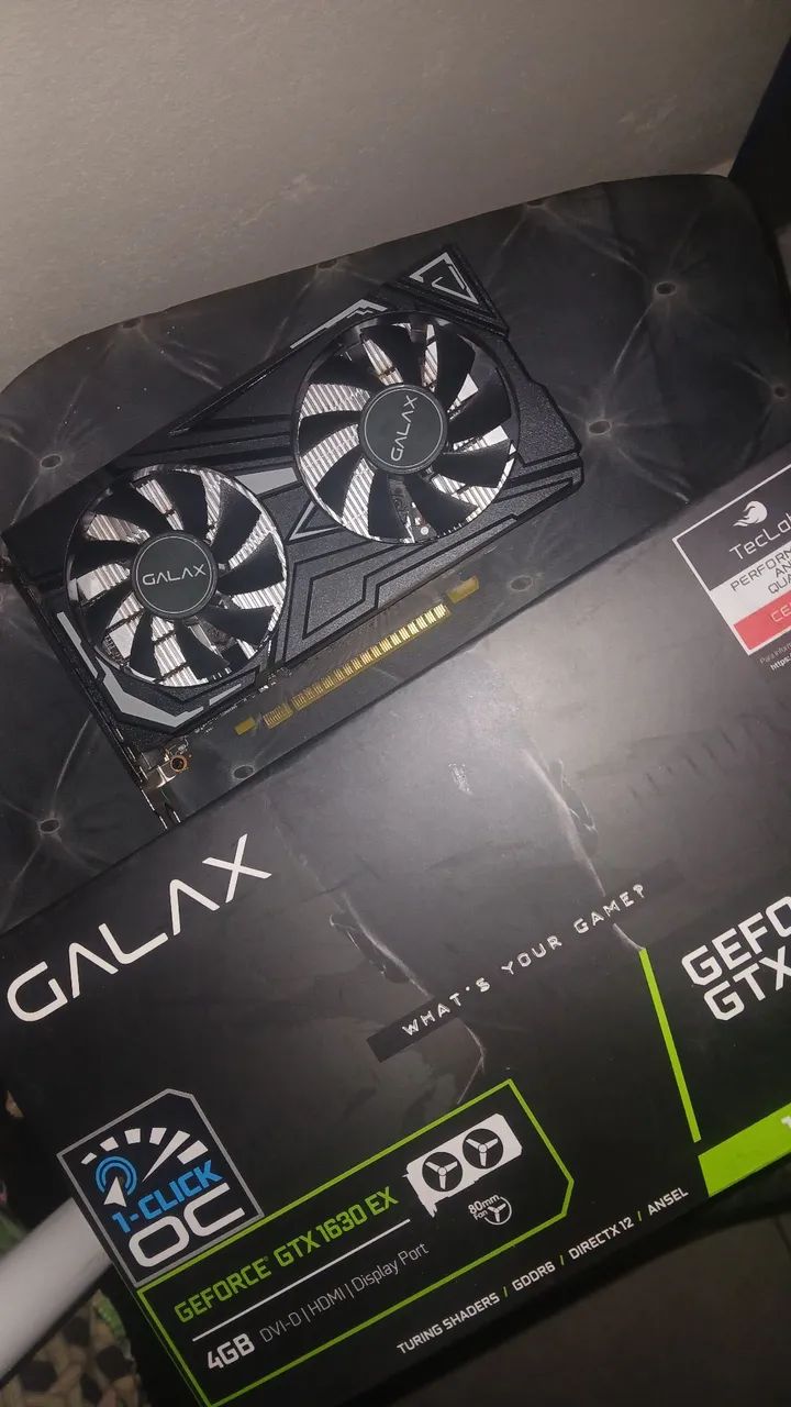 Placa de video gtx 1630EX