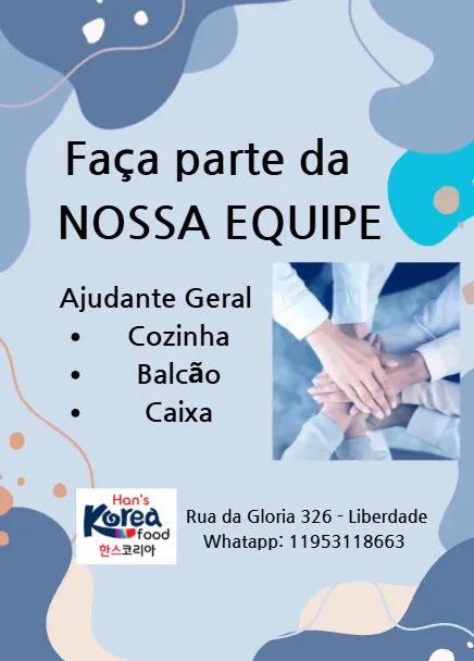 Vaga de emprego ajudante geral