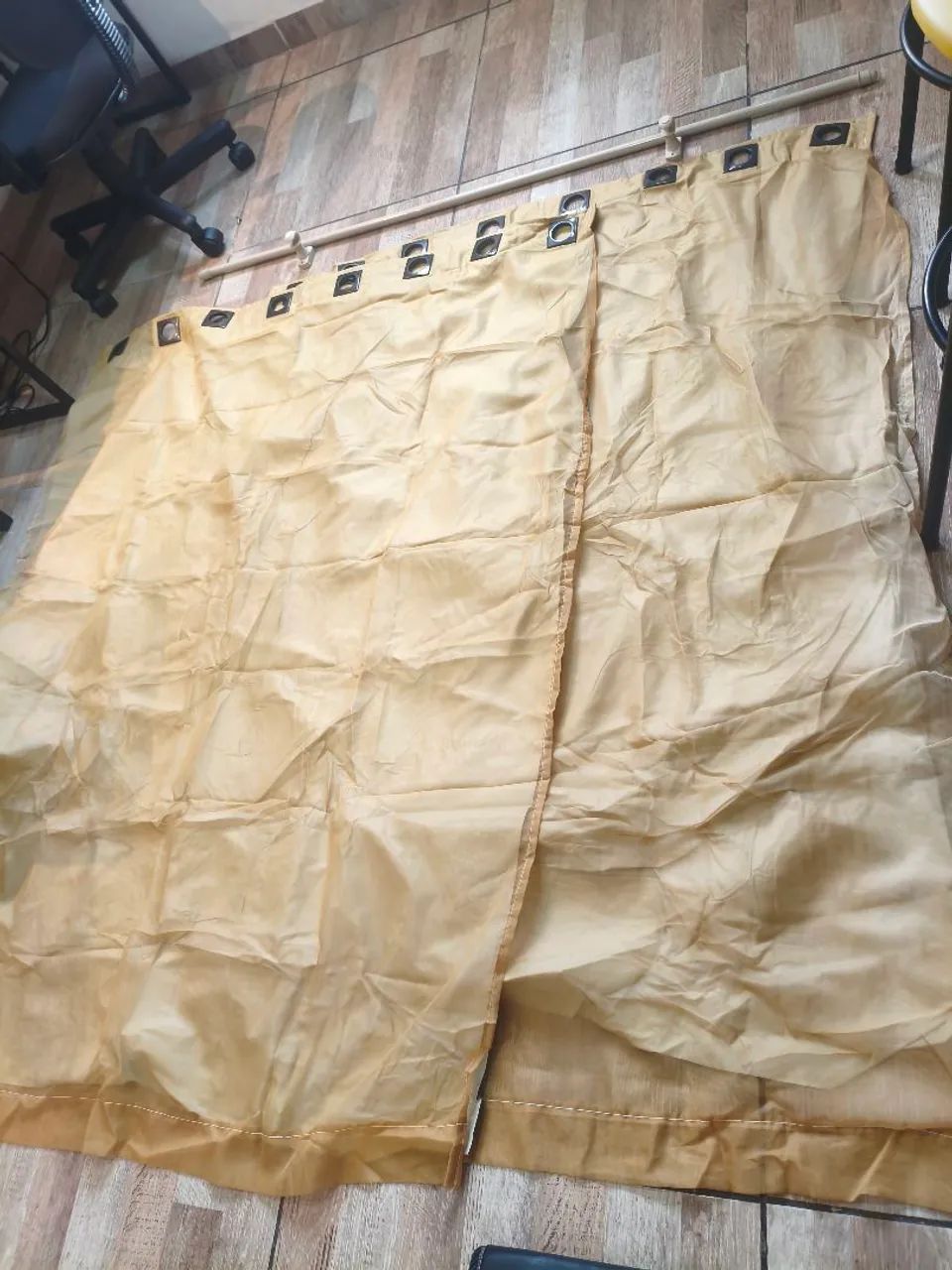 Conjunto com 2 cortinas - R$ 149,00 - Foto 2