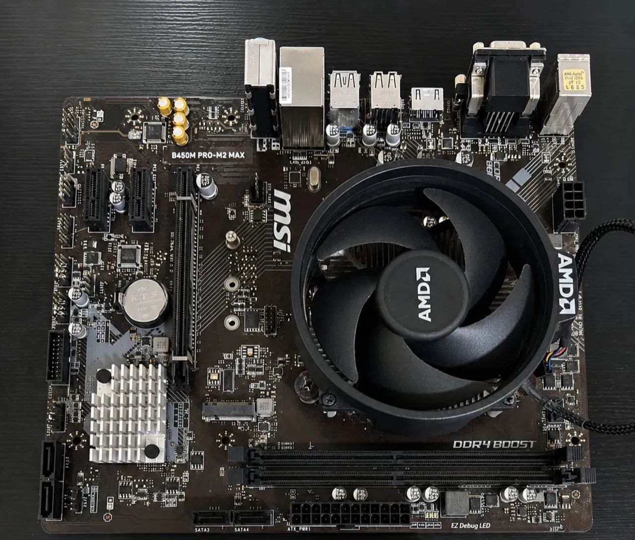 Kit Placa-Mãe + Ryzen 5 1400