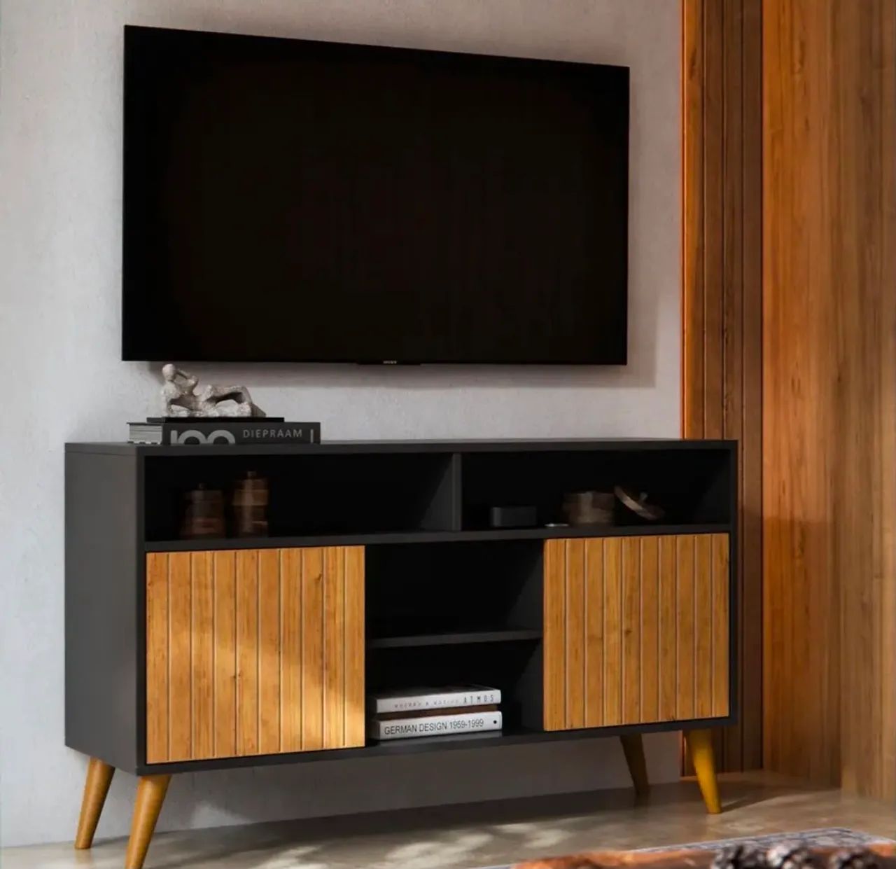 RACK PRETO PARA TV - até 32 polegadas  - Foto 4