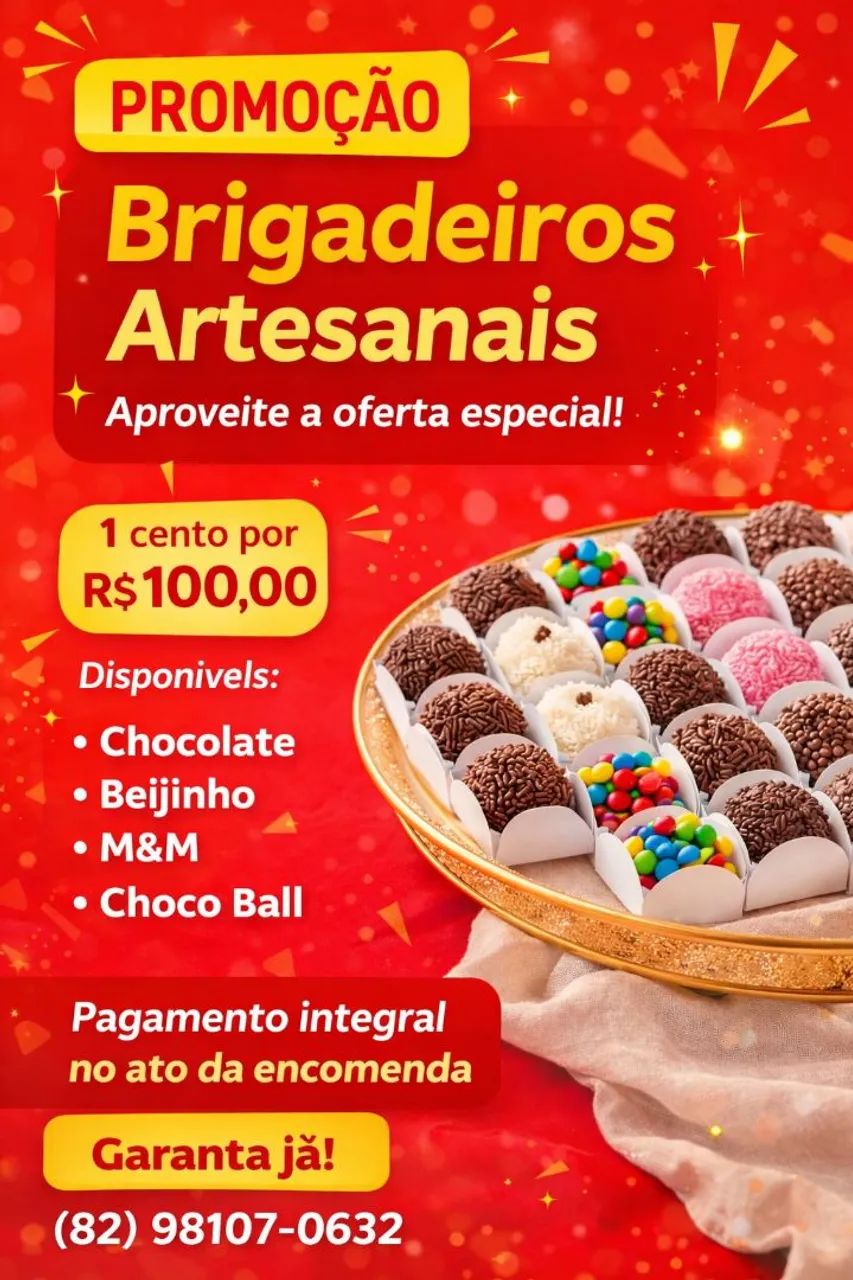 Brigadeiros Promoção 
