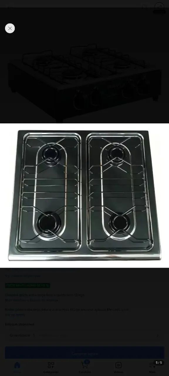 Fogão de Mesa