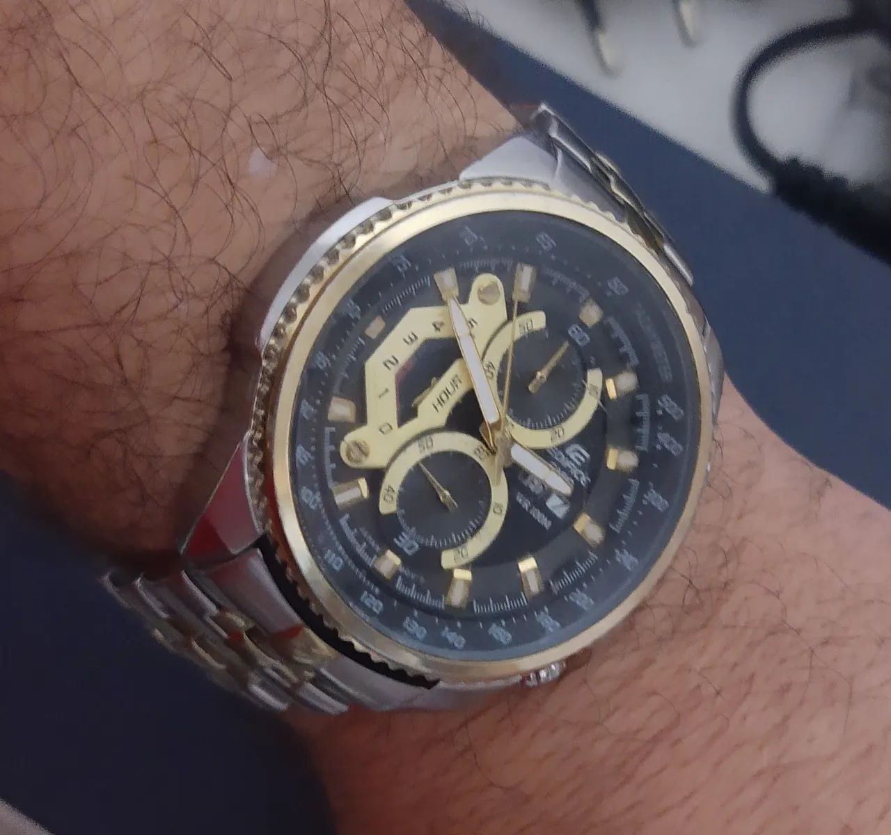 Relógio CASIO edfice todo original RELIQUIA conografo  - Foto 2