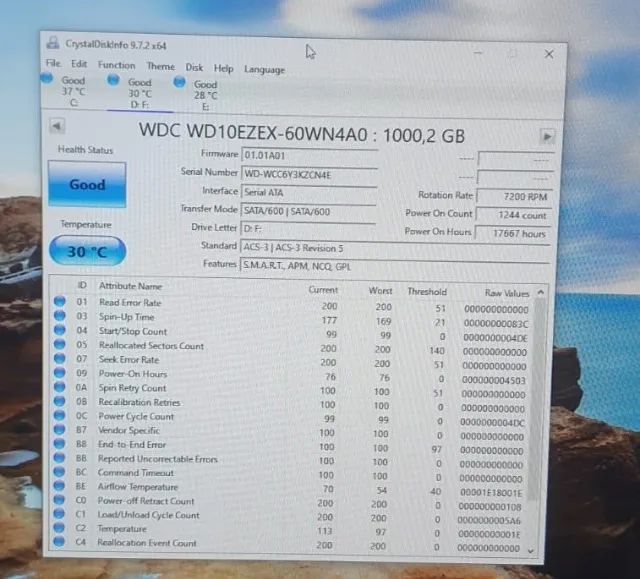 HD 1TB Western Digital Blue - 100% Saudável (Testado) - Foto 4