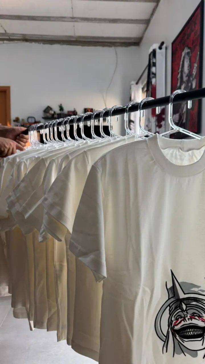 Camisetas de animes bordados de alta qualidade - Foto 5