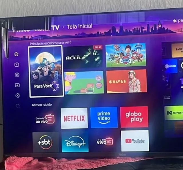 Televisão 43 Polegadas para retirada de peças + controle original - Foto 4