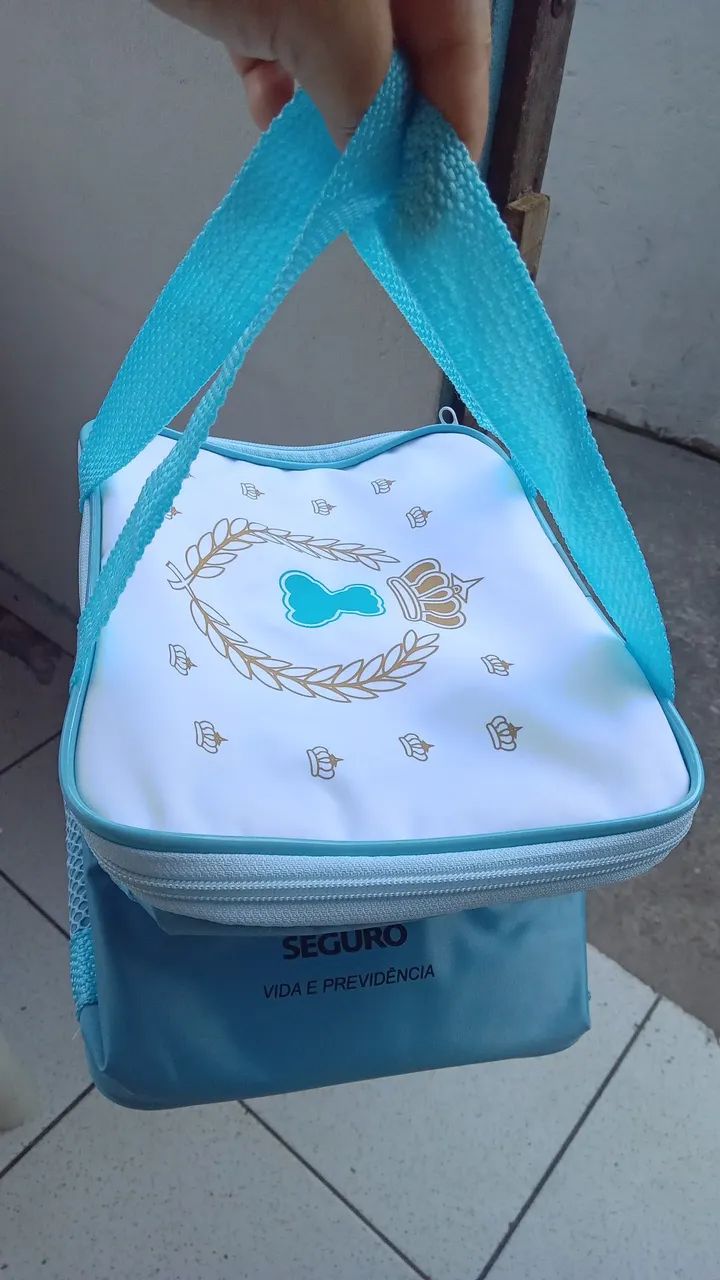 Vendo bolsa nova térmica de bb menino.