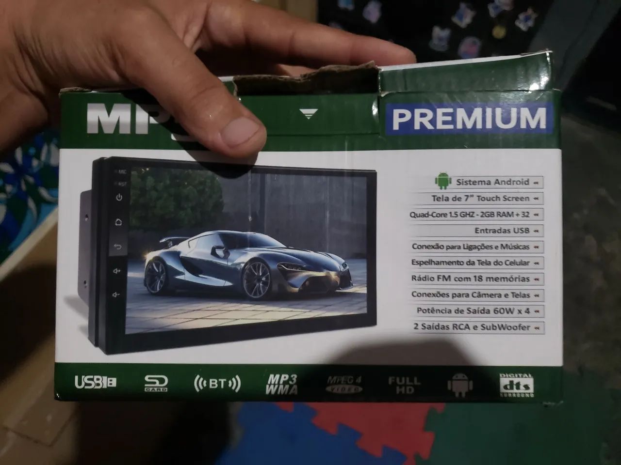 Multimídia Android 7" 2din - Foto 2