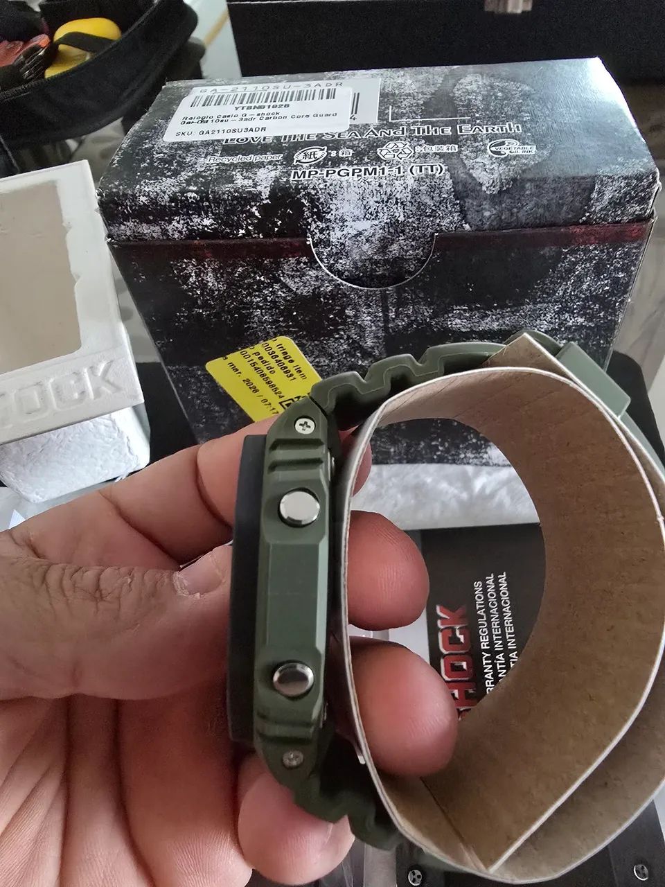 Relógio Casio G-shock Ga-2110su-3adr Carbon - Foto 4