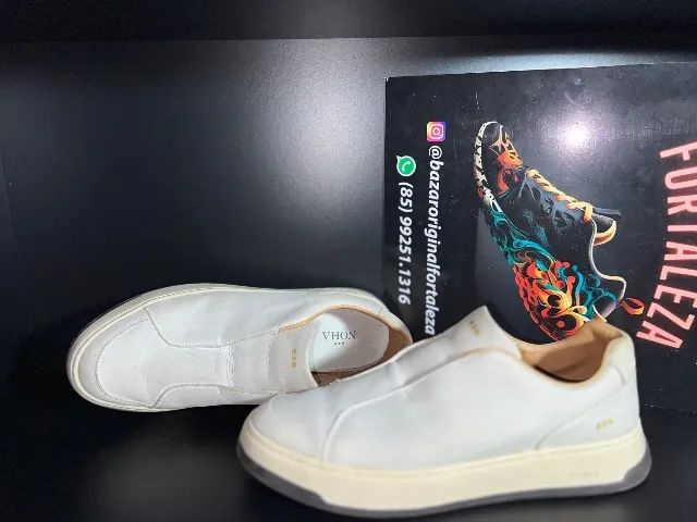 tênis Noha GALLARDO MASSIMO MARFIM | SLIP ON (42 - 28cm) 