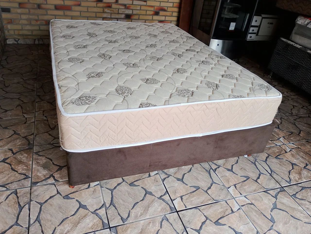 Cama box casal..... ENTREGO 