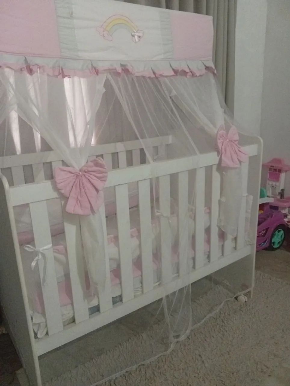 berço completo com kit de berço incluso  - Foto 4