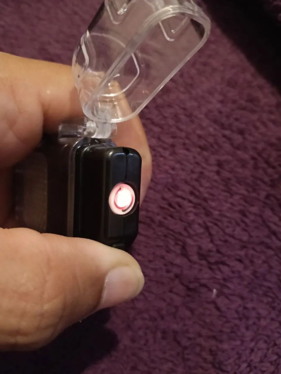 Isqueiro lanterna LED USB  - Foto 3