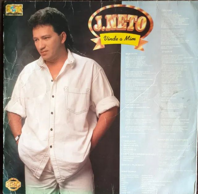 Lp Disco De Vinil Gospel Evangélico J. Neto - Vinde A Mim - Foto 2