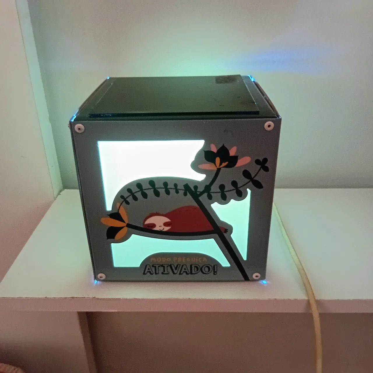 Luminária de cama com luz Néon.  - Foto 3