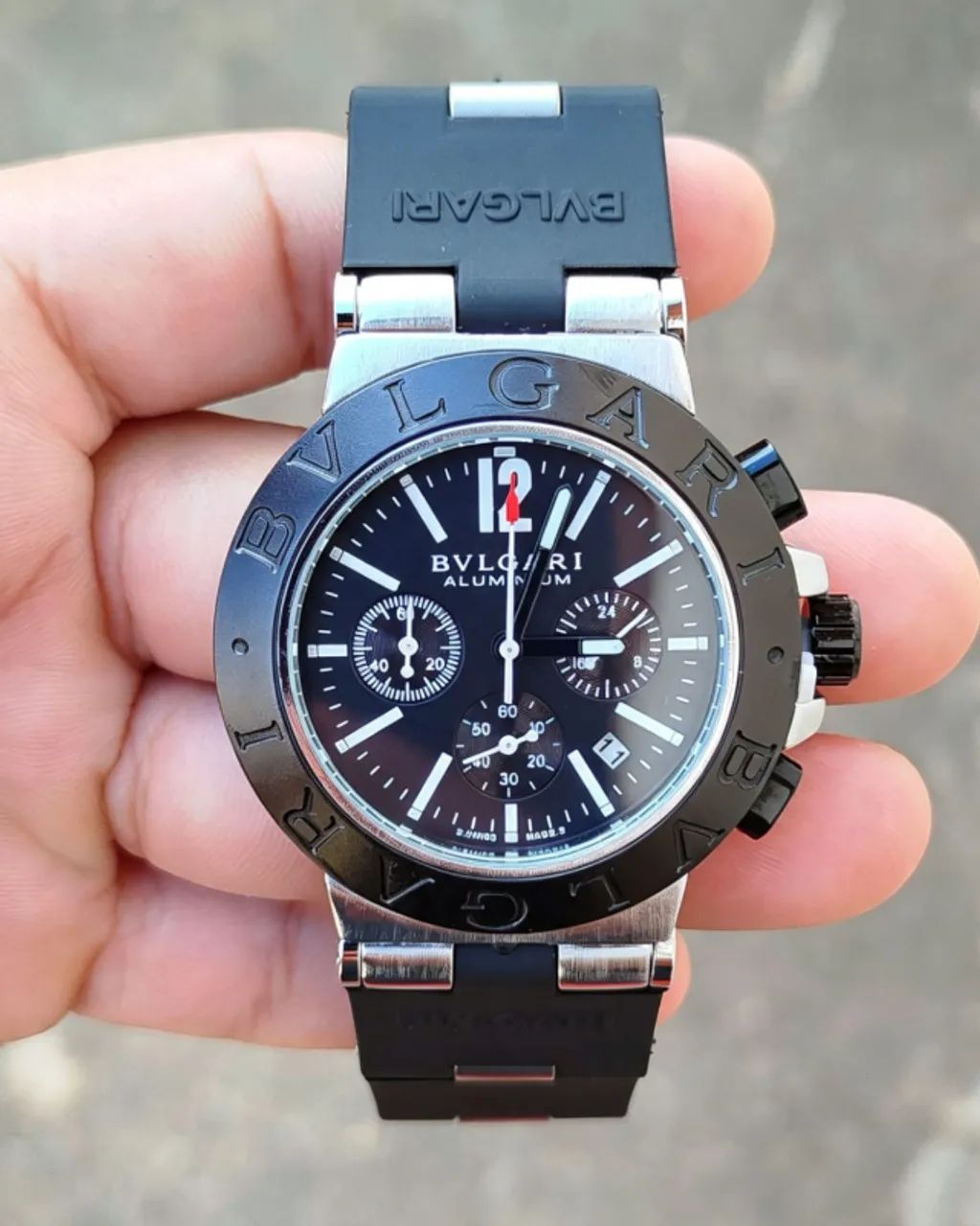 Relógio Masculino Bvlgari Aluminium