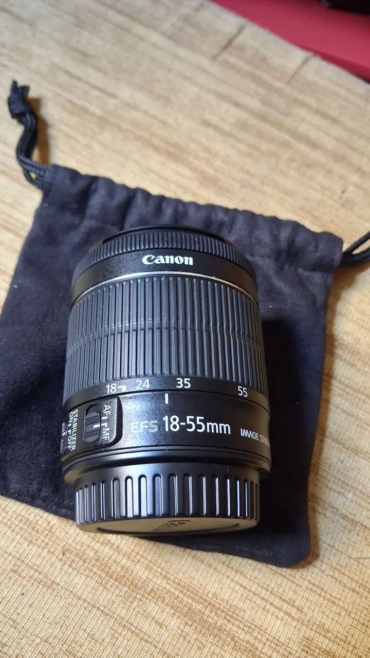 Lente CANON EFS 18 - 55 mm - Câmeras e Filmadoras - Cidade dos