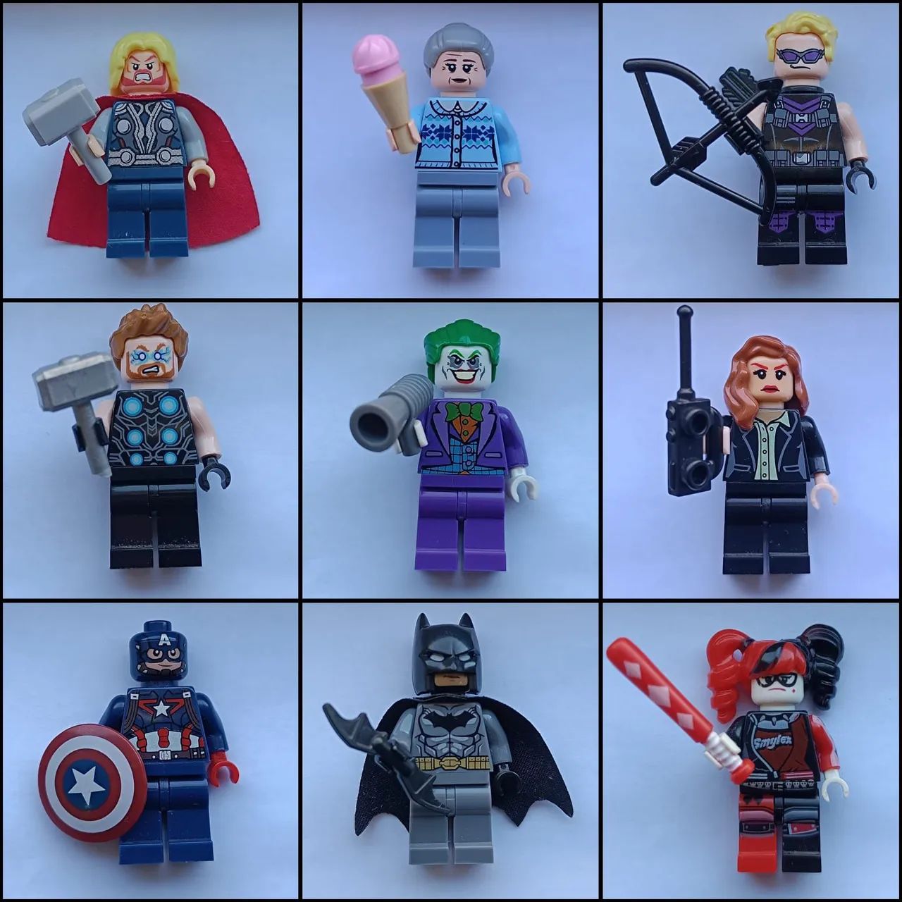 Bonecos LEGO Compatível - Heróis Marvel e DC - Foto 3