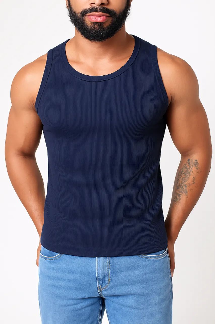 Camiseta Regata Canelada - Foto 3