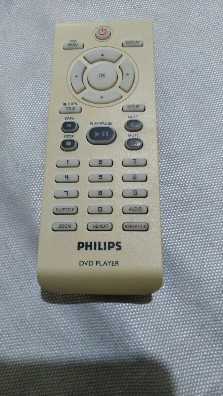 DVD Philips DVP 3040 (Controle)