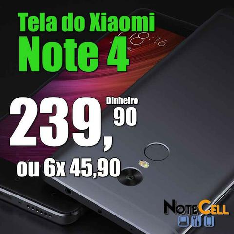 Tela do Xiaomi Redmi Note 4