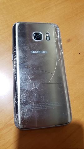 Samsung S7 Flat Dourado usado - Foto 2