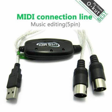 Cabo Midi x Usb