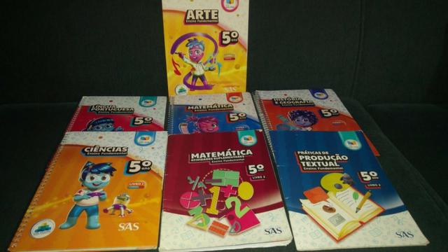 Kit SAS 2019 e Livros Didáticos - 5° Ano - Ensino Fundamental - Usados - Foto 2