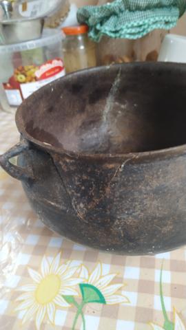Panela de ferro antiga - Foto 4