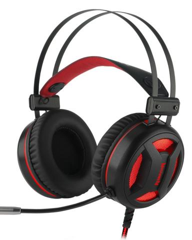 Headset Gamer Redragon Minos H210 Usb Preto C/ Vermelho - Foto 2