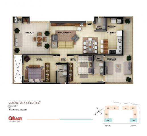 Apartamento à venda com 2 dormitórios em Campeche, Florianópolis cod:2118 - Foto 14