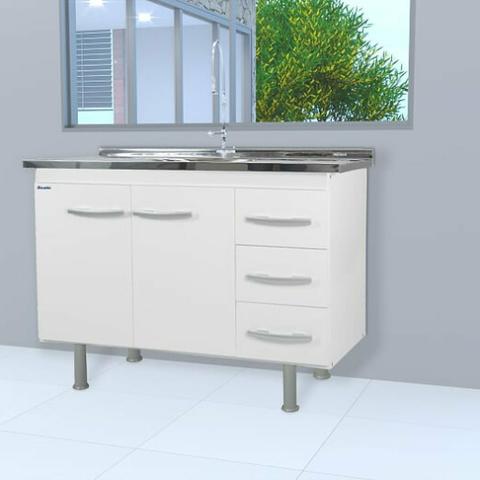 Gabinete Sonic 1,20m / 1,50m NOVO s/ Pia - Foto 3