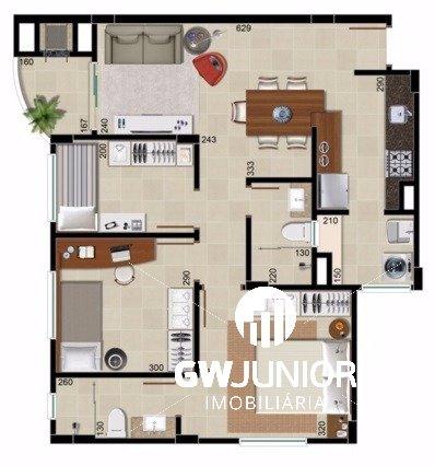 Apartamento à venda com 3 dormitórios em Santo antonio, Joinville cod:98 - Foto 10