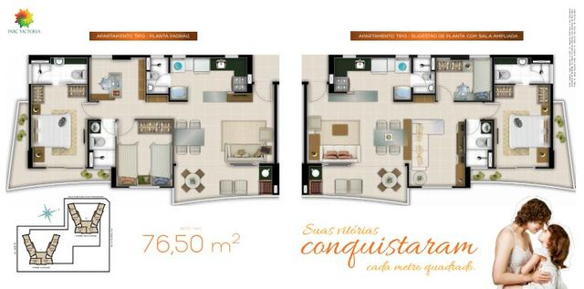(JAM)TR15253 Apartamento a venda Luc. Cavalcante top 76 m² 3 quartos 2 Suites 2 vagas