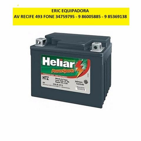 Bateria moto Heliar 5 amp 6 meses Garantia - Instalada
