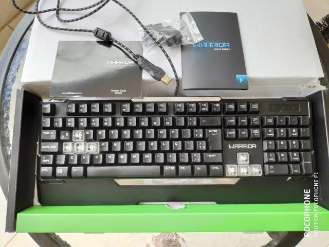 Teclado Gamer Rainbow Led Semi Mecanico Multilaser Tc208 - Foto 4