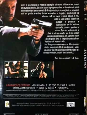 S.I.S.Justiça Extrema(1992)Scott Glenn+Lou Diamond Philips - Foto 2