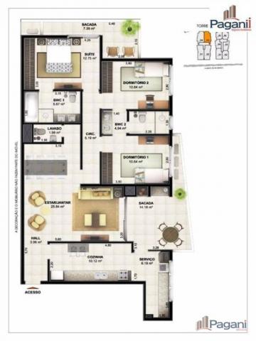 Apartamento com 3 dormitórios à venda, 126 m² por R$ 817.000,00 - Centro - Palhoça/SC - Foto 11
